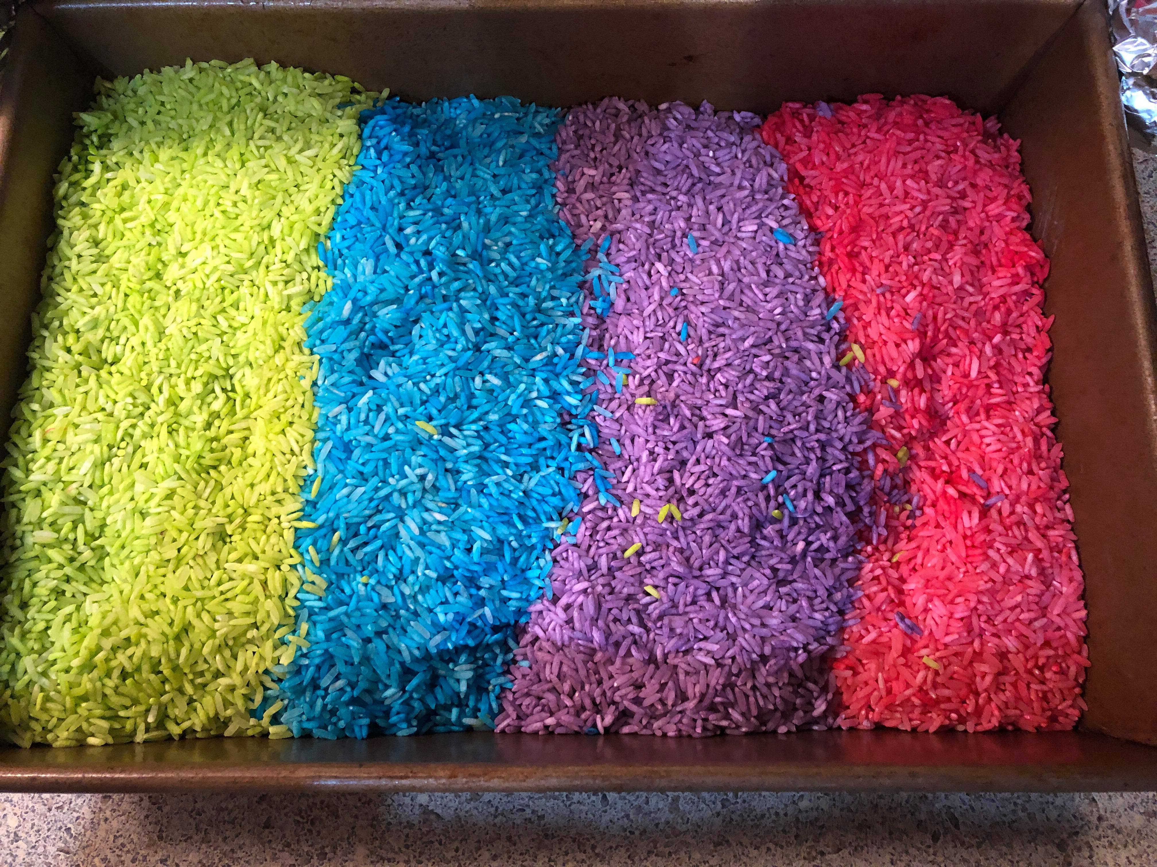 The Simple and Fun Way to Dye Rice.