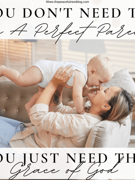 You Don’t Have to be a Perfect Parent, You Just Need the Grace of God