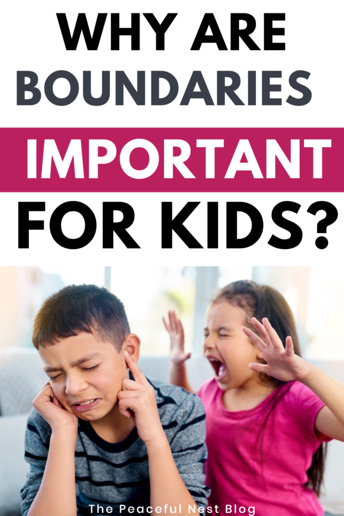 boundaries for kids